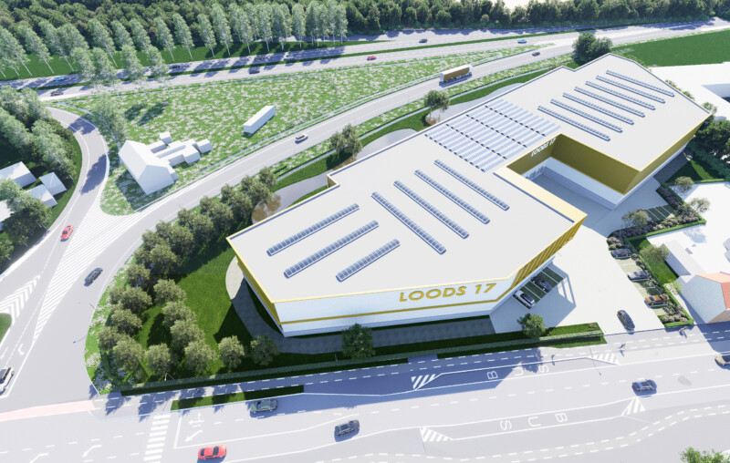 Render Loods bovenaanzicht